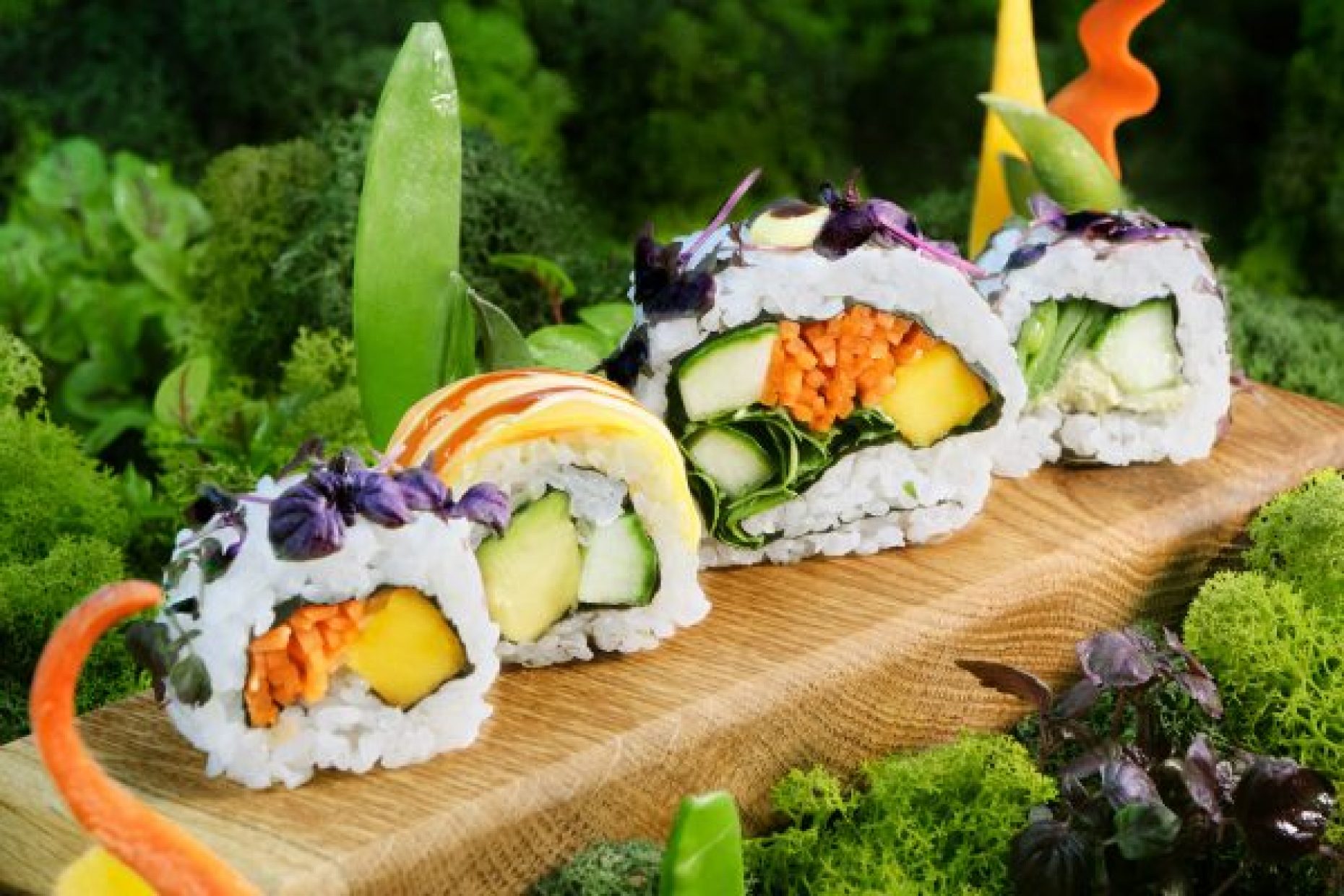 Vegan Friday Fakeaway Rainbow Sushi